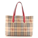 Burberry Haymarket Check Medium Reversible Tote