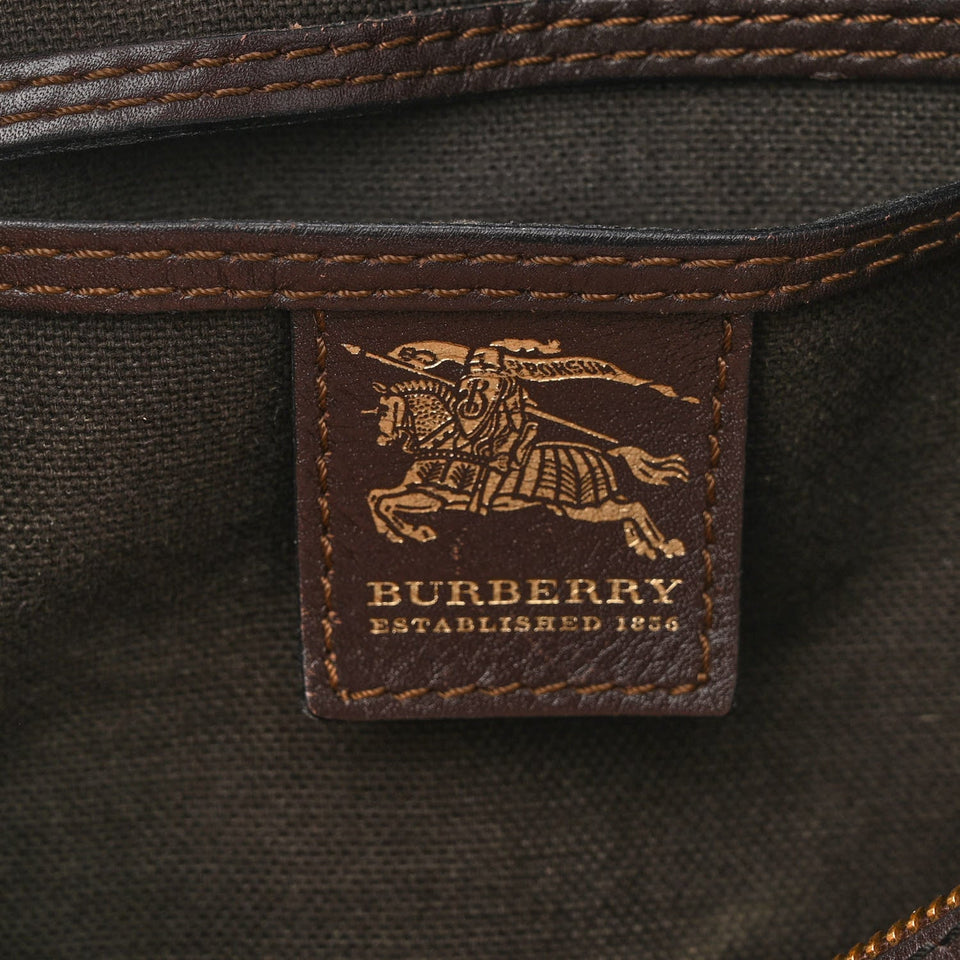 Burberry HAYMARKET CHECK SMALL CHESTER BOWLING BAG