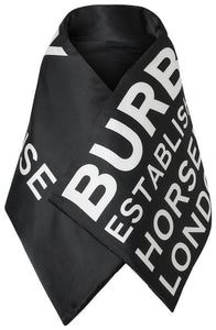Burberry Horseferry Print Silk Puffer Scarf Shawl