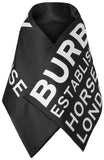 Burberry Horseferry Print Silk Puffer Scarf Shawl