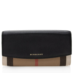 Burberry HOUSE CHECK CONTINENTAL WALLET