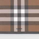 Burberry HOUSE CHECK & LEATHER ZIP POUCH CLUTCH