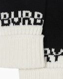 Burberry INTRASIA KNIT LOGO CASHMERE GLOVES