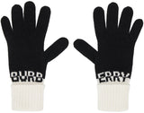 Burberry INTRASIA KNIT LOGO CASHMERE GLOVES