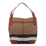 Burberry MEGA CHECK MEDIUM MAIDSTONE HOBO BAG