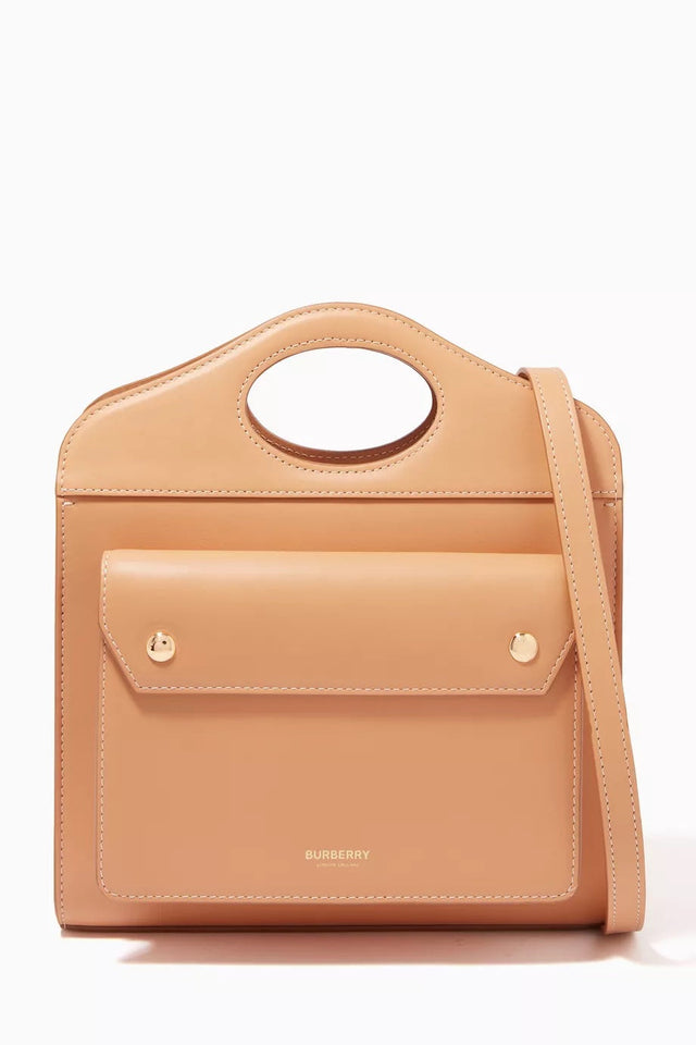 Burberry MINI LEATHER POCKET 2WAY CROSSBODY BAG