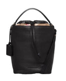 Burberry PEBBLED LEATHER HOUSE CHECK ASHBY HOBO BAG