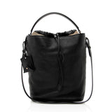 Burberry PEBBLED LEATHER HOUSE CHECK ASHBY HOBO BAG