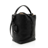 Burberry PEBBLED LEATHER HOUSE CHECK ASHBY HOBO BAG