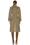 Burberry PEDLEY MONOGRAM TRENCH COAT