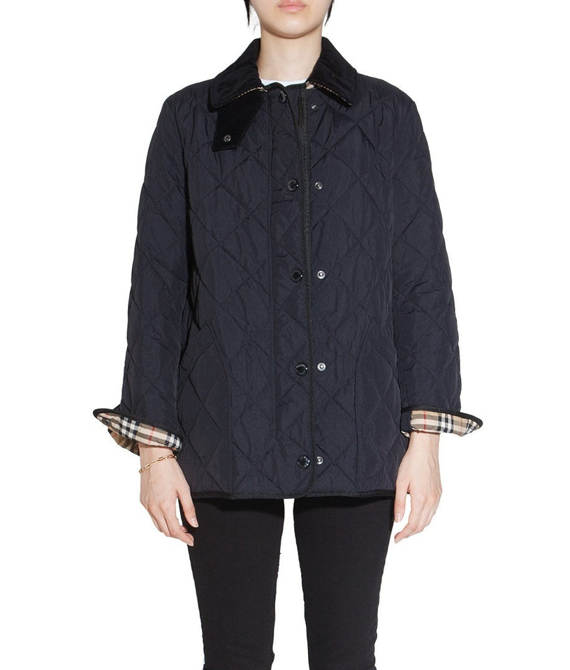 Burberry QUILTED NOVA CHECK LINED JACKET