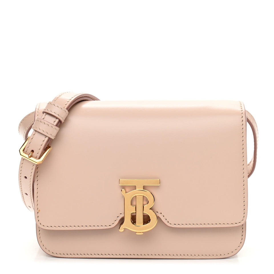 Burberry SMALL CALFSKIN TB BAG ROSE BEIGE