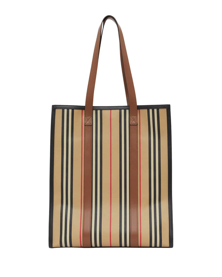 Burberry ICON STRIPE PORTRAIT TOTE BAG