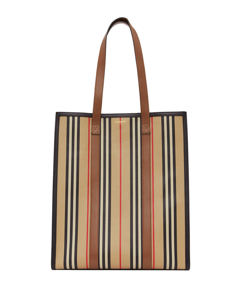 Burberry ICON STRIPE PORTRAIT TOTE BAG
