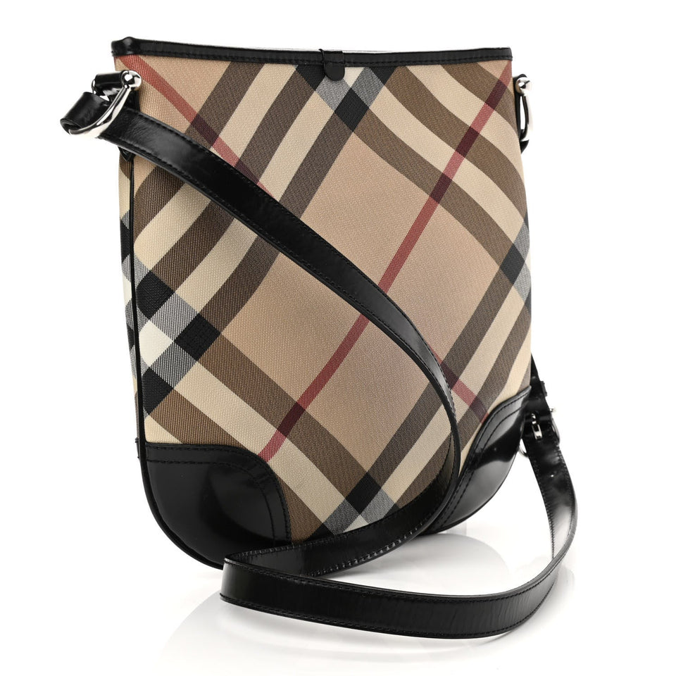 Burberry SUPERNOVA CHECK DRYDEN CROSSBODY BAG