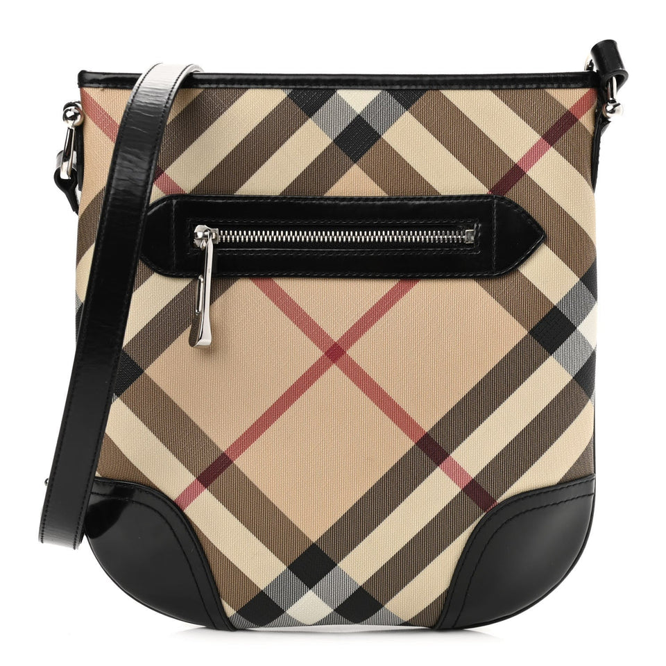 Burberry SUPERNOVA CHECK DRYDEN CROSSBODY BAG