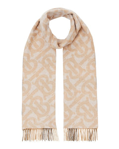Burberry TB HALF MEGA CASHMERE REVERSIBLE SCARF