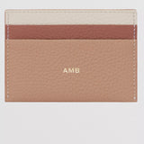 Burberry TRI-TONE GRAINY LEATHER TB CARD CASE