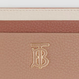 Burberry TRI-TONE GRAINY LEATHER TB CARD CASE