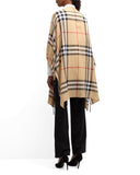 Burberry VINTAGE CHECK PATTERN CAPE