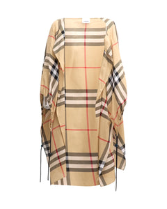 Burberry VINTAGE CHECK PATTERN CAPE