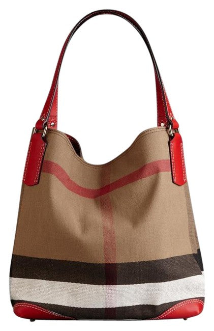 Burberry MEGA CHECK MEDIUM MAIDSTONE HOBO BAG