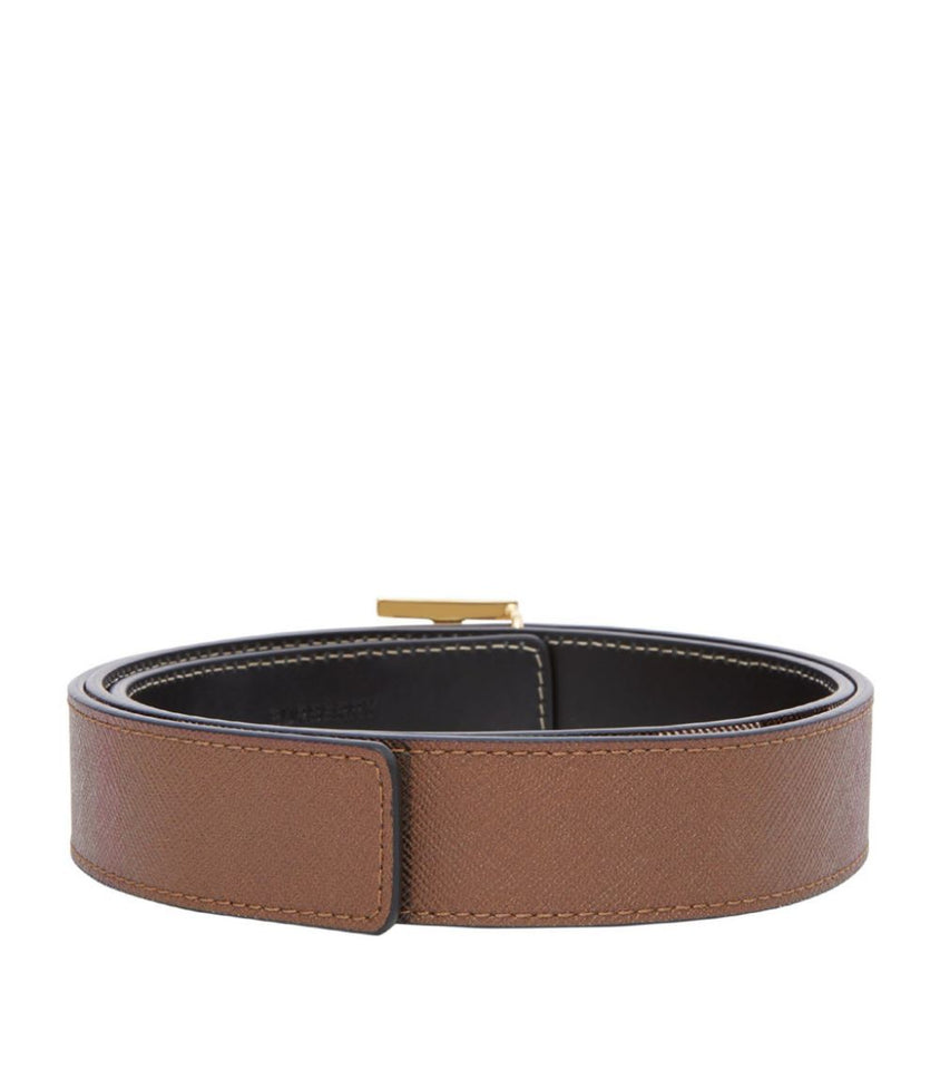 Burberry EXAGGERATED CHECK TB MONOGRAM BELT