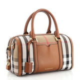 Burberry HOUSE CHECK ALCHESTER MEDIUM BOWLER BAG