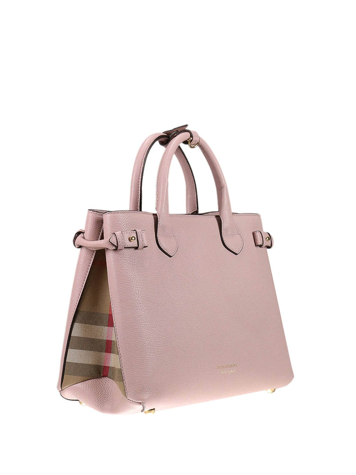 Burberry THE BANNER MEDIUM LEATHER TOTE BAG