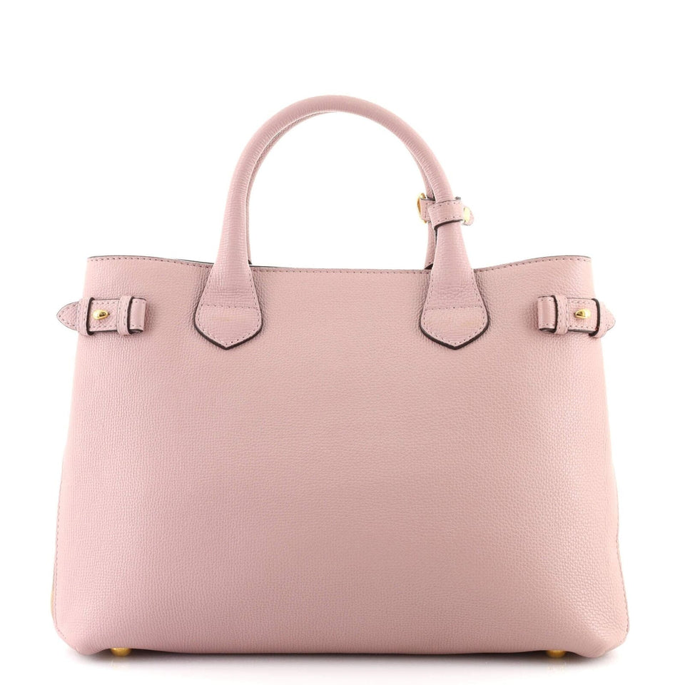 Burberry THE BANNER MEDIUM LEATHER TOTE BAG