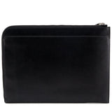 Burberry Black Cross-Grain Leather Edson Document Holder