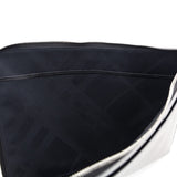 Burberry Black Cross-Grain Leather Edson Document Holder