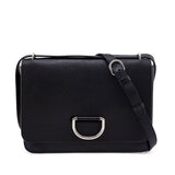 Burberry Black Goatskin Medium D-Ring Bag