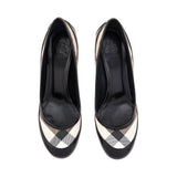 Burberry Black Patent & Nova Check Pumps Size US 9 | EU 39