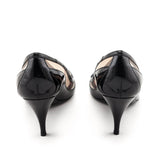 Burberry Black Patent & Nova Check Pumps Size US 9 | EU 39