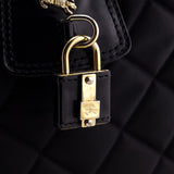 Burberry Black Quilted Nylon Brook Hobo Bag