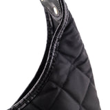 Burberry Black Quilted Nylon Brook Hobo Bag