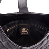 Burberry Black Quilted Nylon Brook Hobo Bag