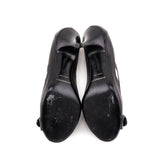 Burberry Black & Nova Check Buckle Pumps Size US 8.5  | EU 38.5