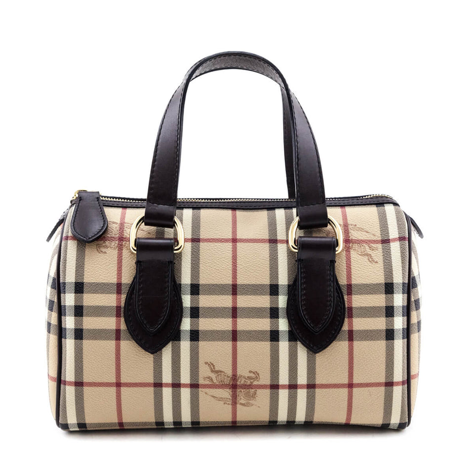 Burberry Haymarket Chester Boston Bag