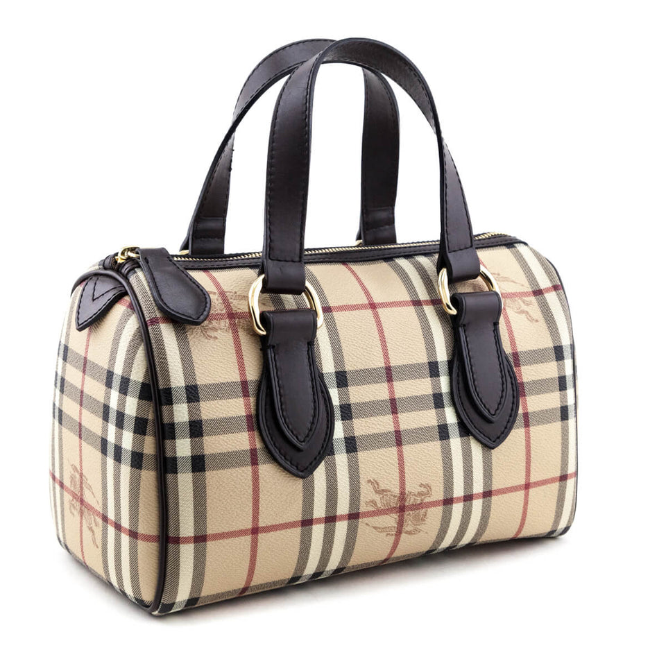 Burberry Haymarket Chester Boston Bag