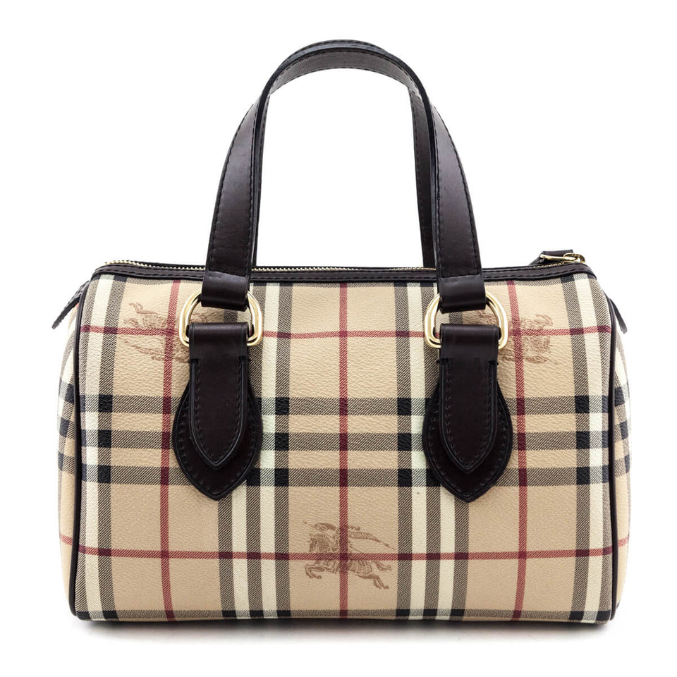 Burberry Haymarket Chester Boston Bag