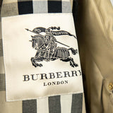 Burberry Honey Sandringham Mid Length Trench Coat Size M | UK 12