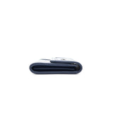 Chanel Flap Wallet Patent Leather Dark Blue Serial 20