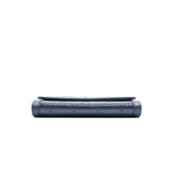 Chanel Flap Wallet Patent Leather Dark Blue Serial 20