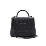 Chanel COCO Handle Flap Bag Large Black
