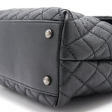Chanel COCO Handle Flap Bag Large Black