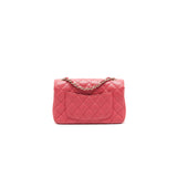 Chanel mini rectangular cavier 17c Coral Pink L