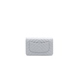 Chanel Wallet On Chain 20c Light Grey L