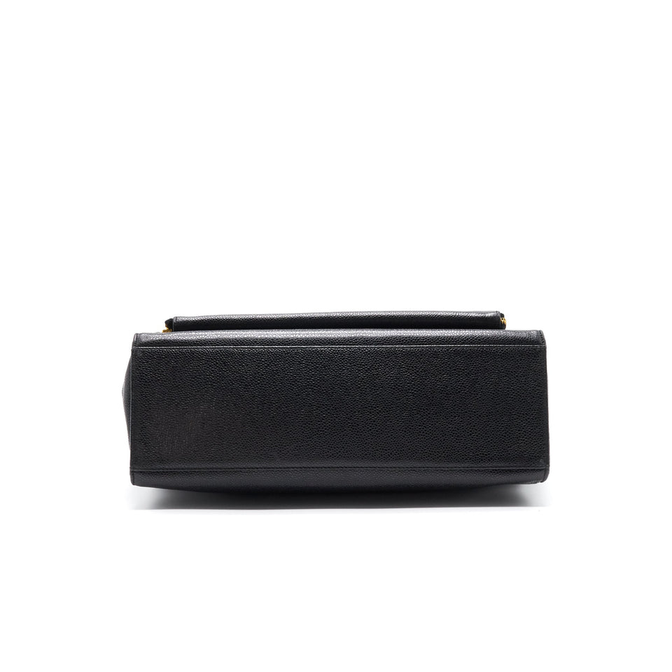 Chanel Cavier Shoulder Bag Black